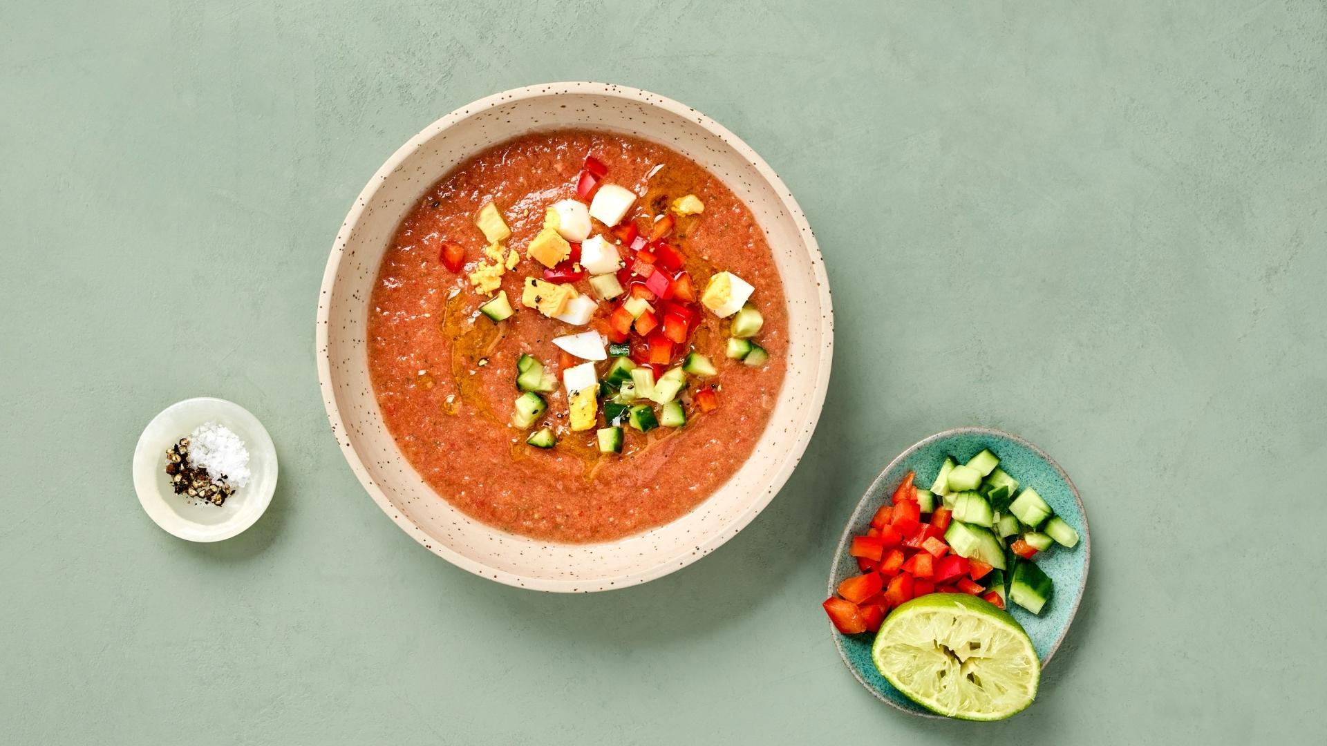 Gazpacho: the best cold soup made from fresh ingredients for summer